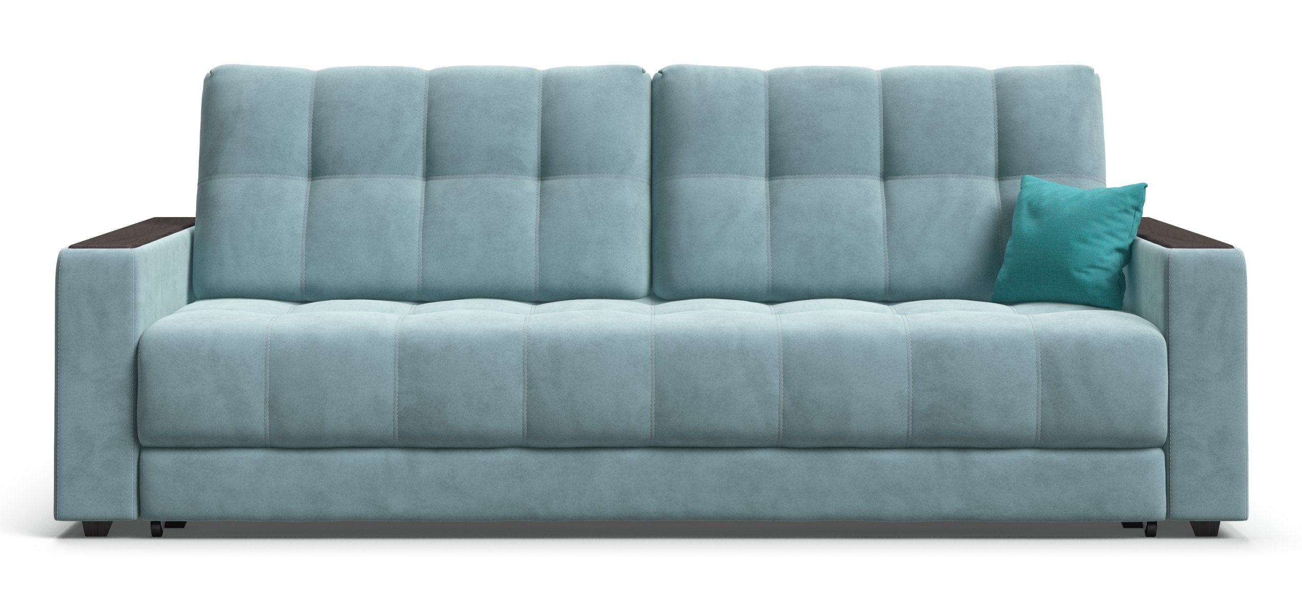 Диван Босс Велюр Монолит аква