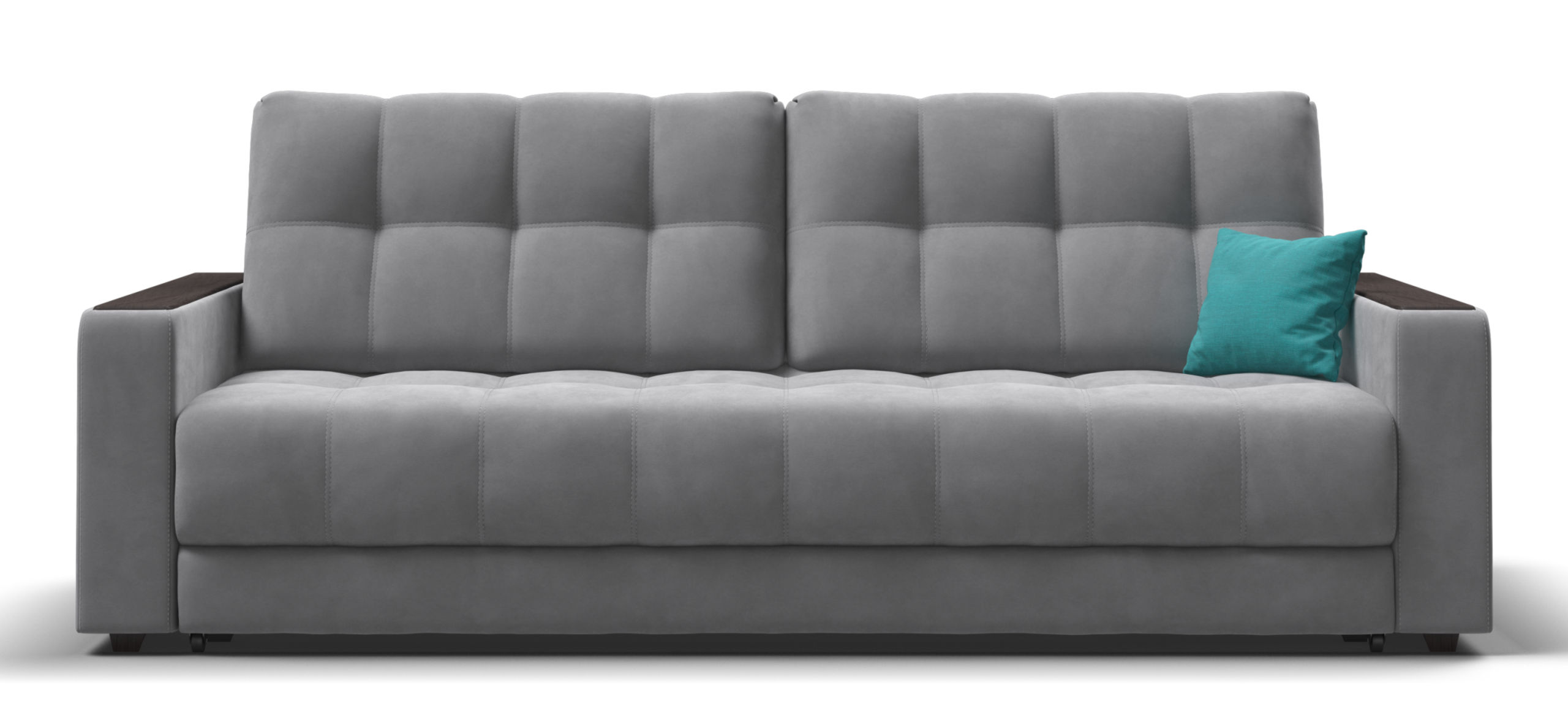 Диван Босс Велюр Монолит сталь