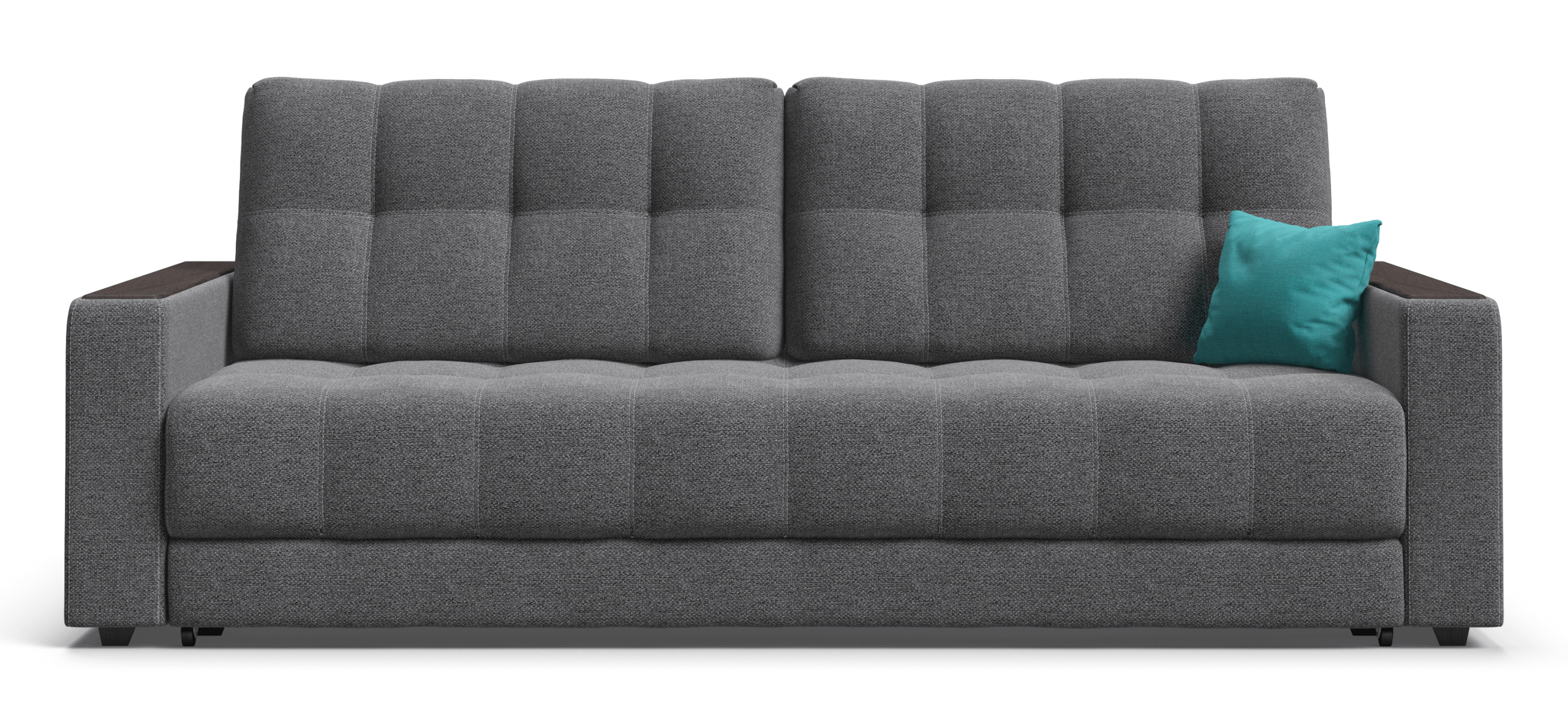 Диван Босс Рогожка Мальмо серый