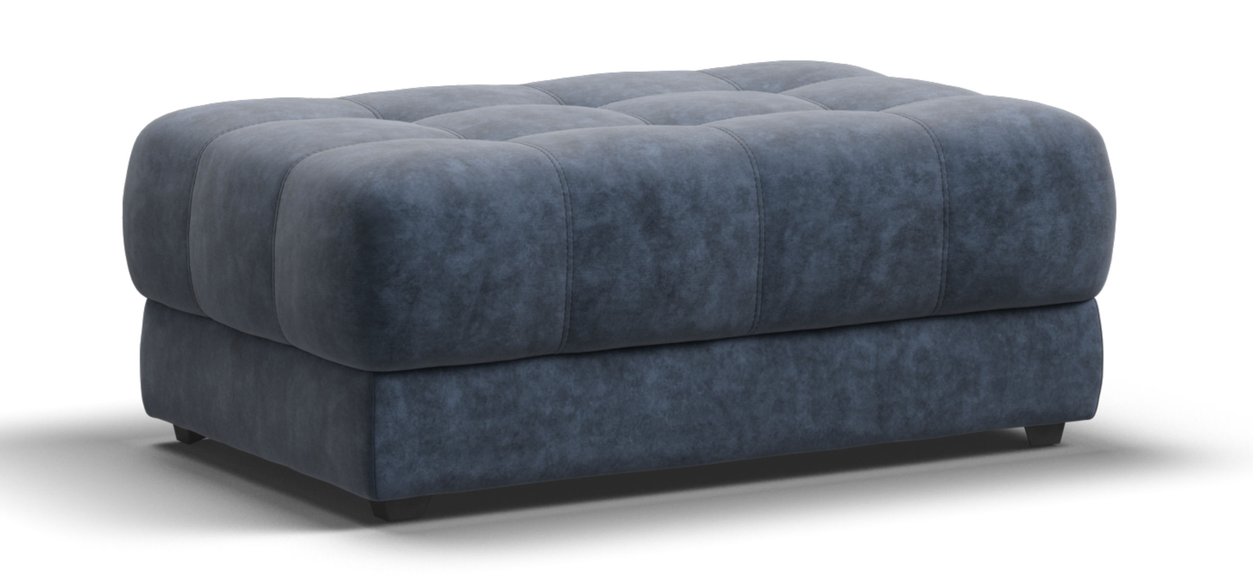 Босс пуф Велюр Роял синий